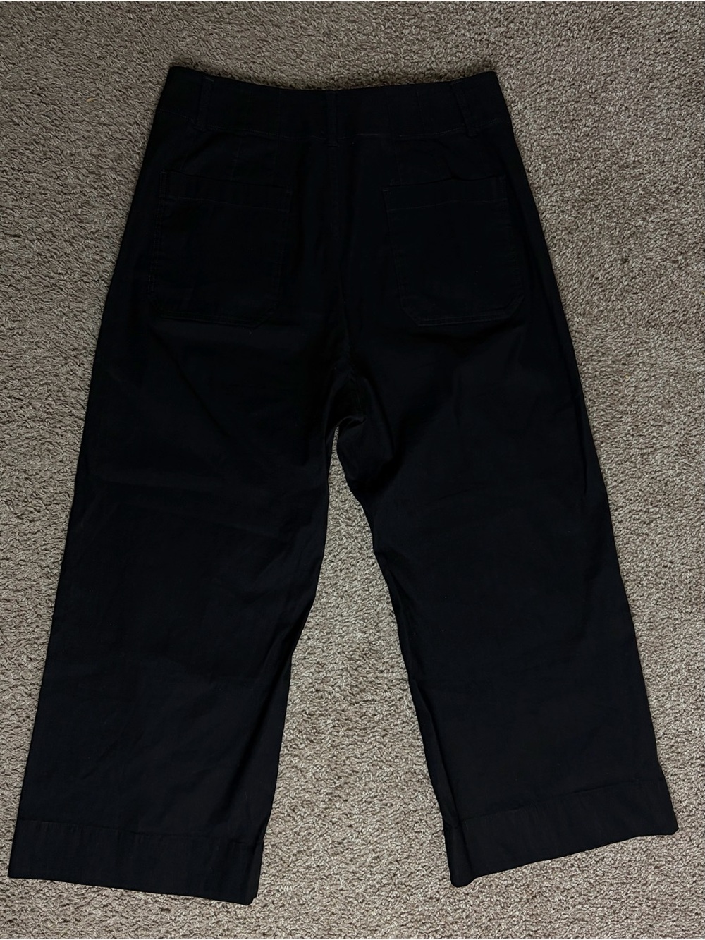MAEVE The Colette Magic Fabric Crop Wide-Leg Pants
Black Size 32 - Picture 6 of 9